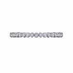 14K White Gold Scalloped Stackable Diamond Band - LR4801W45JJ-Gabriel & Co.-Renee Taylor Gallery