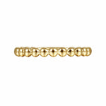 14K Yellow Gold Beaded Stackable Ring - LR4871Y4JJJ-Gabriel & Co.-Renee Taylor Gallery