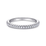 14K White Gold Stackable Diamond Ring - LR4885W45JJ-Gabriel & Co.-Renee Taylor Gallery