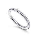 14K White Gold Stackable Diamond Ring - LR4885W45JJ-Gabriel & Co.-Renee Taylor Gallery