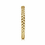 14K Yellow Gold Braided Stackable Ring - LR4910CY4JJJ-Gabriel & Co.-Renee Taylor Gallery