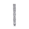 14K White Gold Geometric Diamond Stackable Ring - LR4912W45JJ-Gabriel & Co.-Renee Taylor Gallery