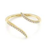 14K Yellow Gold Open Wrap Bypass Diamond Ring - LR51052Y45JJ-Gabriel & Co.-Renee Taylor Gallery