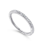 14K White Gold Diamond Band - LR51171W45JJ-Gabriel & Co.-Renee Taylor Gallery