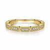 14K Yellow Gold Segmented Diamond Stackable Ring - LR51176Y45JJ-Gabriel & Co.-Renee Taylor Gallery