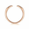 14K Rose Gold Open Diamond Tipped Stackable Ring - LR51177K45JJ-Gabriel & Co.-Renee Taylor Gallery