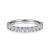 14K White Gold Diamond Stackable Ring - LR51755W45JJ-Gabriel & Co.-Renee Taylor Gallery