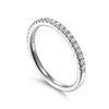 14K White Gold Diamond Stackable Ring - LR51756W45JJ-Gabriel & Co.-Renee Taylor Gallery