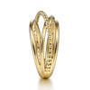 14K Yellow Gold Bujukan Criss Cross Ring - LR51830Y4JJJ-Gabriel & Co.-Renee Taylor Gallery