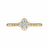 14K Yellow Gold Diamond Cluster Clover and Bujukan Ring - LR51911Y45JJ-Gabriel & Co.-Renee Taylor Gallery