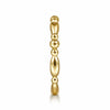 14K Yellow Gold Alternating Bar and Bujukan Stackable Ring - LR51938Y4JJJ-Gabriel & Co.-Renee Taylor Gallery