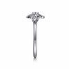 14K White Gold Floral Diamond Ring - LR52111W45JJ-Gabriel & Co.-Renee Taylor Gallery