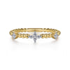 14K Yellow Gold Diamond Station Bujukan Ring - LR52159Y45JJ-Gabriel & Co.-Renee Taylor Gallery