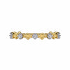 14K Yellow Gold Diamond and Bujukan Station Ring - LR52161Y45JJ-Gabriel & Co.-Renee Taylor Gallery