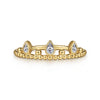 14K Yellow Gold Diamond Crown Bujukan Ring - LR52162Y45JJ-Gabriel & Co.-Renee Taylor Gallery