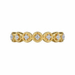 14K Yellow Gold Floating Diamond Station Ring - LR52170Y45JJ-Gabriel & Co.-Renee Taylor Gallery