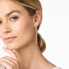 Laurel Tier Earring - Cubic Zirconia-Julie Vos-Renee Taylor Gallery