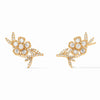 Laurel Climber Earring - Cubic Zirconia-Julie Vos-Renee Taylor Gallery