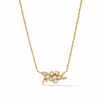 Laurel Delicate Necklace - Cubic Zirconia-Julie Vos-Renee Taylor Gallery