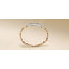 14K White & Yellow Gold Bujukan Diamond Split Bangle Bracelet - BG5083-62M45JJ-Gabriel & Co.-Renee Taylor Gallery