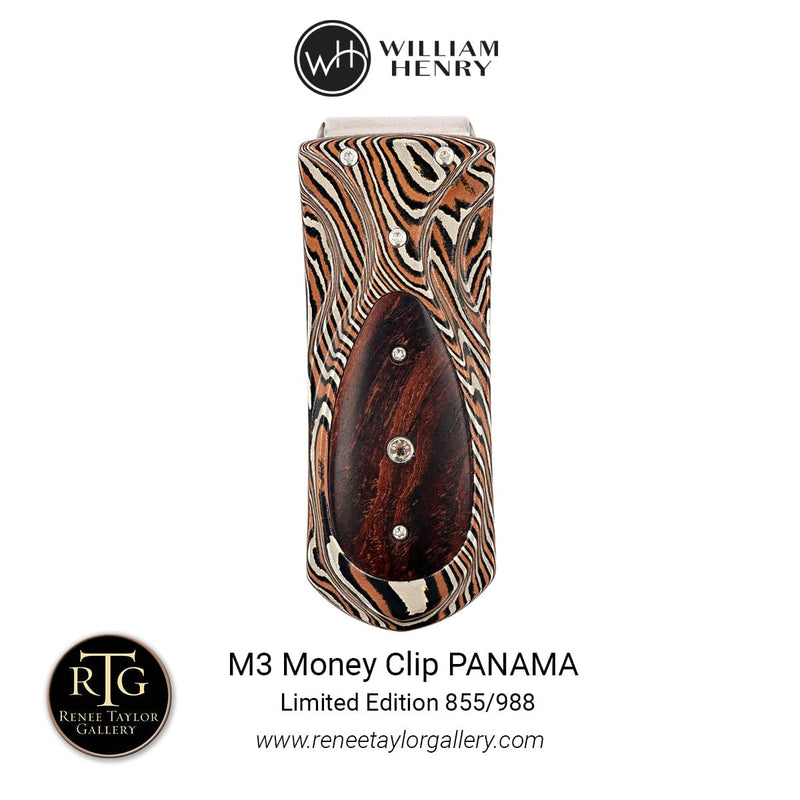 Zurich Panama Limited Edition Money Clip - M3 Panama-William Henry-Renee Taylor Gallery