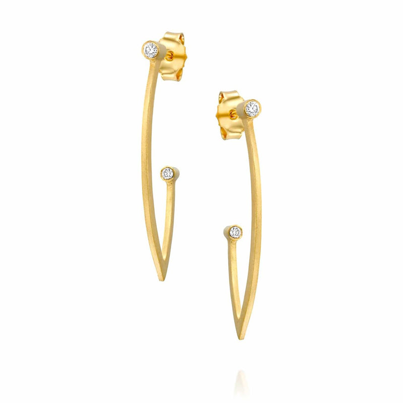 Marika 14k Gold & Diamond Earrings-Marika-Renee Taylor Gallery