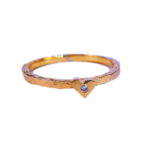 Marika 14k Gold & Diamond Heart Ring - M8507-Marika-Renee Taylor Gallery