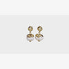 Handmade Gold Earrings with Australian Keshi Pearl and Diamond - MO2026-Misani Milano-Renee Taylor Gallery