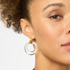 Madison Doorknocker Earrings - Tortoiseshell-Julie Vos-Renee Taylor Gallery