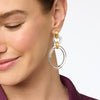 Madison Link Earrings - Tortoiseshell-Julie Vos-Renee Taylor Gallery