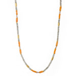 Labradorite & Carnelian 24K Gold Vermeil Neckalce-Joyla-Renee Taylor Gallery