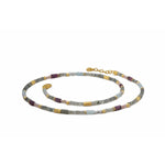 3mm Labradorite, Ruby & Natural Pearl 24K Gold Vermeil Necklace-Joyla-Renee Taylor Gallery