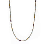 3mm Labradorite, Ruby & Natural Pearl 24K Gold Vermeil Necklace-Joyla-Renee Taylor Gallery