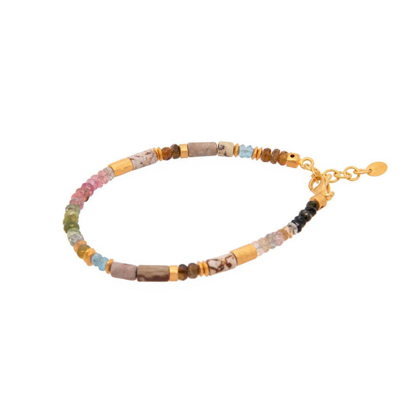 Tourmaline, Jasper and Apatite Bracelet-Joyla-Renee Taylor Gallery