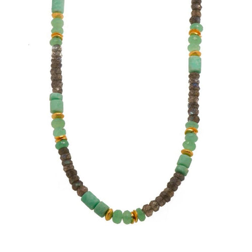 5mm Chrysoprase, Labradorite-Joyla-Renee Taylor Gallery