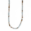 5mm Aquamarine Chips, Rose Quartz, Smoky Quartz & Pearls 24K Gold Vermeil Necklace-Joyla-Renee Taylor Gallery