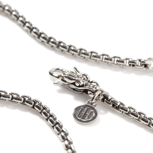 Naga Box Chain Necklace, Silver, 2.7MM - NB6510501X-John Hardy-Renee Taylor Gallery