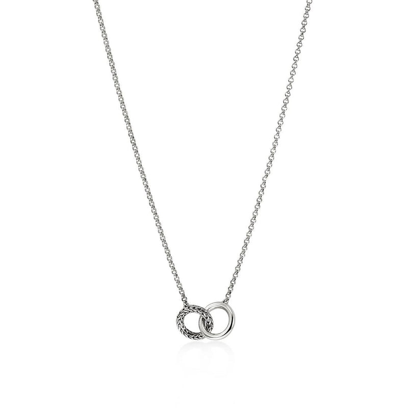 JH Essential Linked Necklace, Sterling Silver - NB98707-John Hardy-Renee Taylor Gallery