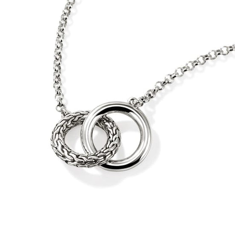 JH Essential Linked Necklace, Sterling Silver - NB98707-John Hardy-Renee Taylor Gallery