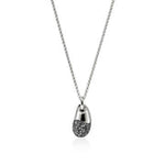 Pebble Necklace, Sterling Silver, Black Sand Diamond Pavé - NBP90124422BRDMDI-John Hardy-Renee Taylor Gallery