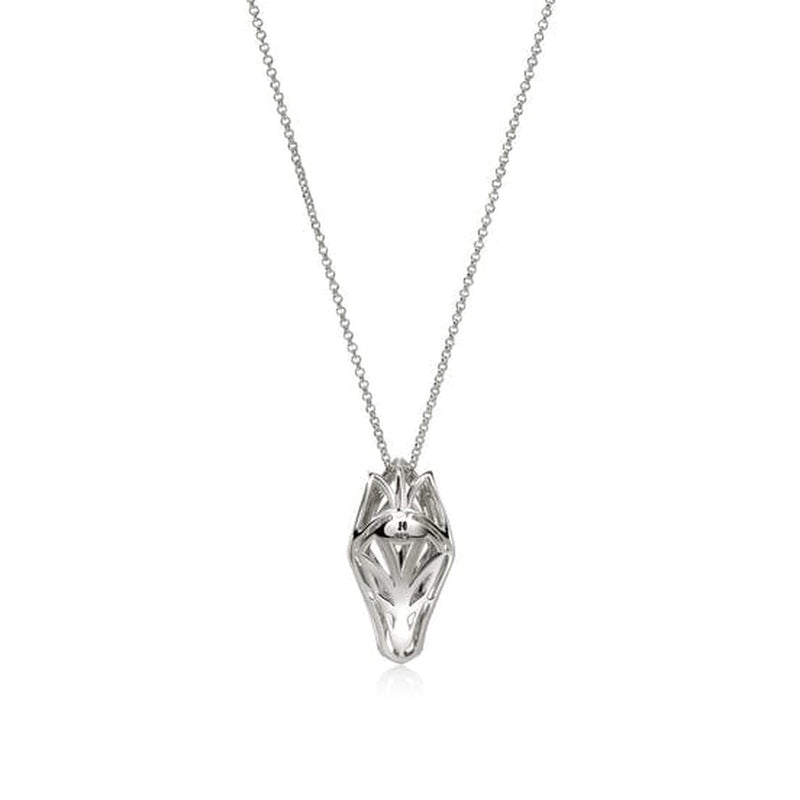 Naga Pendant Necklace, Silver, Diamonds - NBS6034511BSPDIX34-36-John Hardy-Renee Taylor Gallery