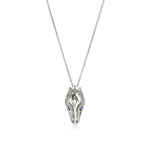 Naga Pendant Necklace, Silver, Diamonds - NBS6034511BSPDIX34-36-John Hardy-Renee Taylor Gallery