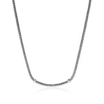 Sterling Silver JH Essential Black Saphire Pavé Necklace - NBS986984BLSX16-18-John Hardy-Renee Taylor Gallery