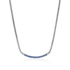 JH Essential Pavé Necklace, Sterling Silver, Blue Sapphire - NBS986984BSPX16-18-John Hardy-Renee Taylor Gallery