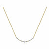 14K Yellow Gold Diamond Curved Bar Necklace - NK4942Y45JJ-Gabriel & Co.-Renee Taylor Gallery