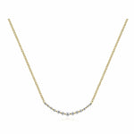 14K Yellow Gold Diamond Curved Bar Necklace - NK4942Y45JJ-Gabriel & Co.-Renee Taylor Gallery