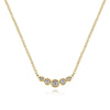 14K Yellow Gold Curved Diamond Bar Necklace - NK5424Y45JJ-Gabriel & Co.-Renee Taylor Gallery