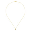 14K Yellow Gold Beaded Round Floating Diamond Pendant Necklace - NK5723Y45JJ-Gabriel & Co.-Renee Taylor Gallery