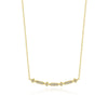 14K Yellow Gold Curved Geometric Diamond Bar Necklace - NK5732Y45JJ-Gabriel & Co.-Renee Taylor Gallery