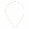 14K Yellow Gold Curved Bar Necklace with Diamond Stations - NK6111Y45JJ-Gabriel & Co.-Renee Taylor Gallery